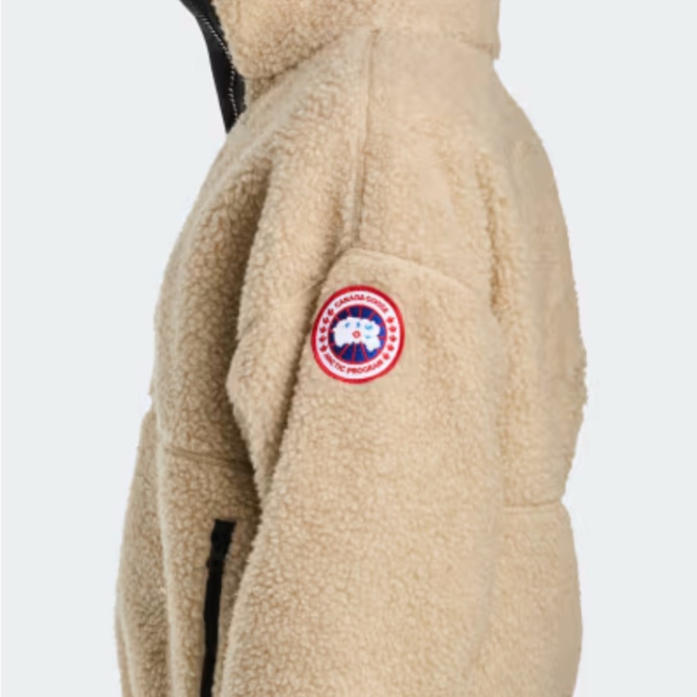 Canada Goose Beige Fleece Jacket